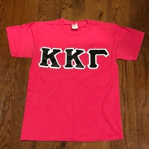 Kappa Kappa Gamma KKG Lettered Shirt